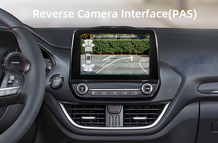 Dynamic Guidelines Reverse Camera Interface-Original Parking Sensor Overlay