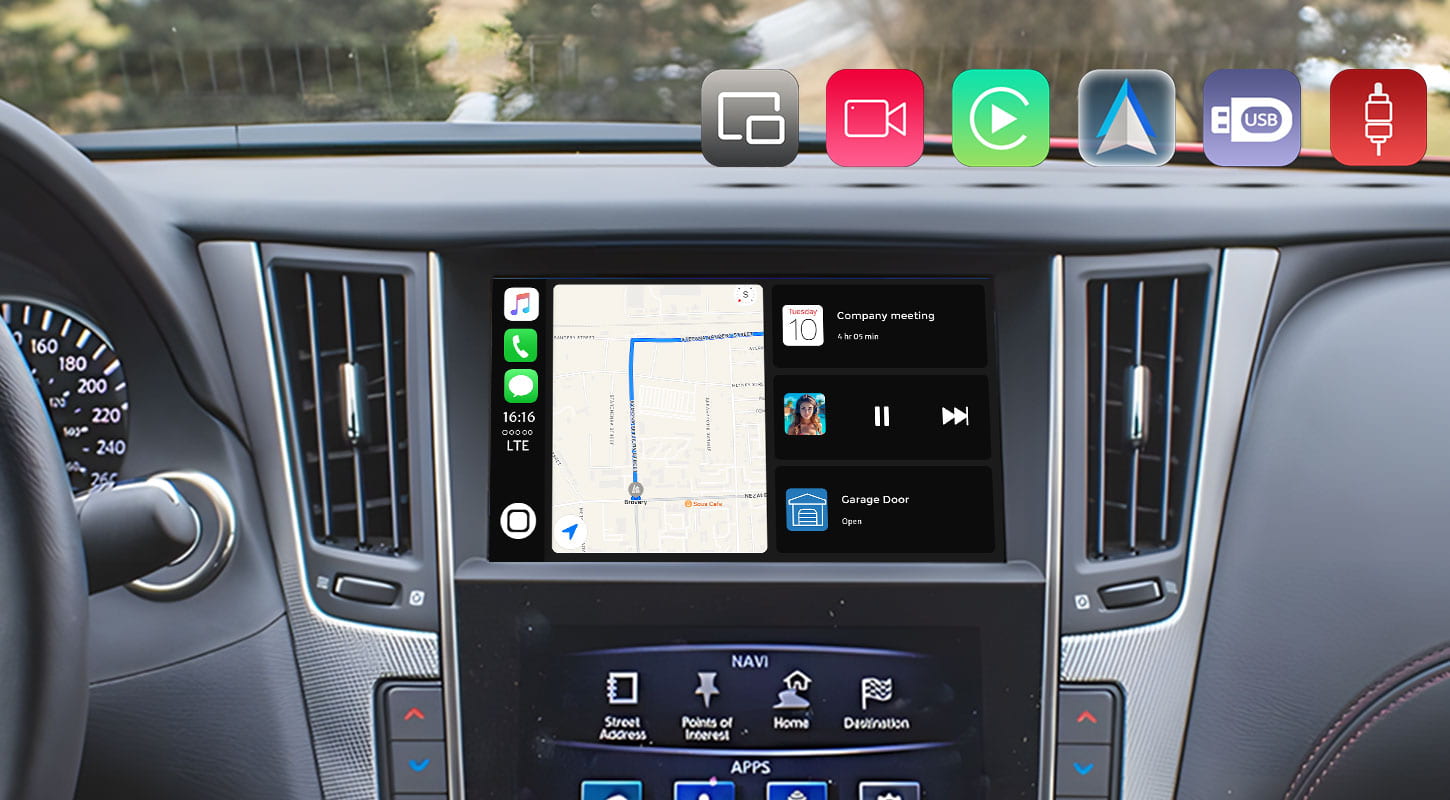 Wireless carplay adapter For Infiniti